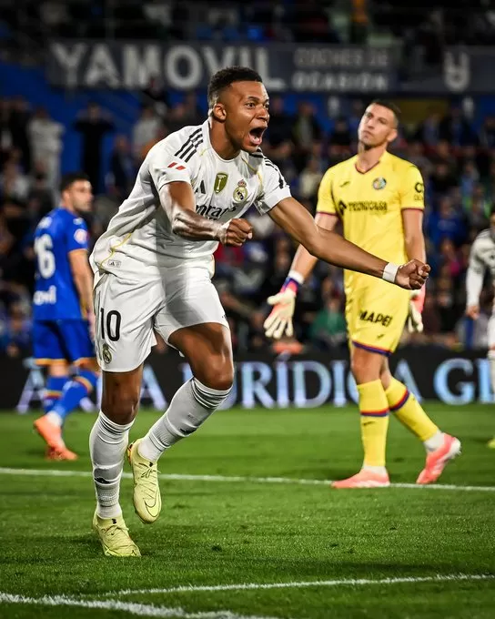 مبابي ينقذ ريال مدريد من التعادل أمام خيتافي