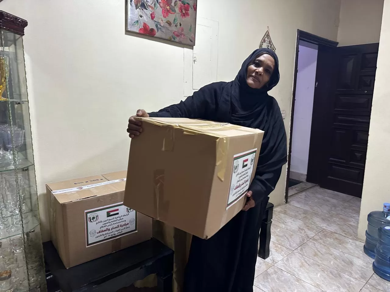 قافلة دعم إنساني من الرابطة الرياضية إلى معسكر الدبّة – العفاض