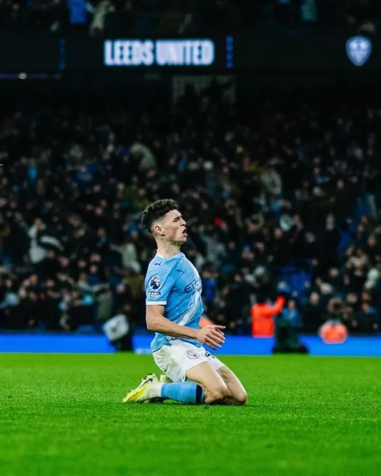 فودين ينقذ مانشستر سيتي من فخ التعادل أمام ليدز