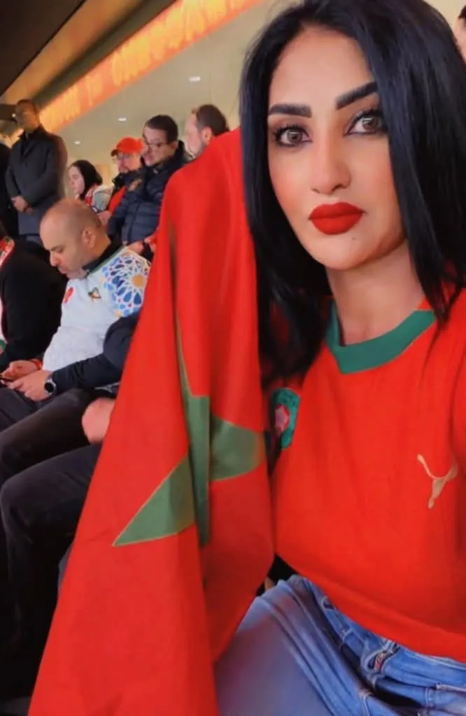 تسابيح مبارك تتضامن مع «أسود الأطلس»