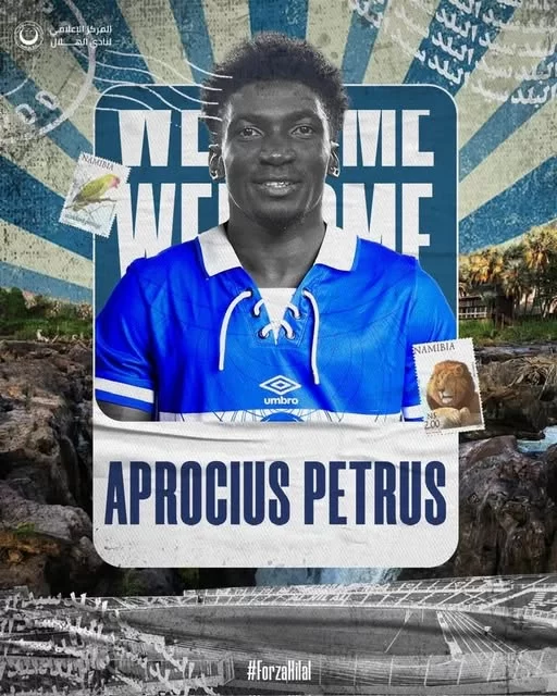 الهلال يضم المحارب الناميبي بطرس 4  سنوات
